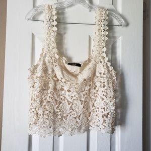 Anthropologie Dulcie Boho Crochet Top